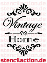 Schablone - Vintage Home - Shabby