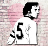 Stencil PopArt -   "Beckenbauer"