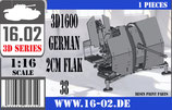 3D16006 German 2cm Flak 38