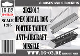 3D35017 Open metal box for the Taifun anti-aircraft missile