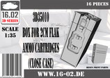 3D35010 Box for 2cm Flak ammo cartridges close case