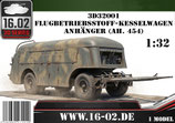 3D32001 Flugbetriebsstoff-Kesselwagen als Anhänger (Ah. 454)