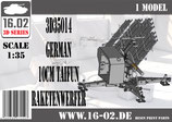 3D35014 German 10cm Taifun Raketenwerfer