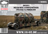 3D35024 Deutscher A-Stoffanhänger für das V-2 Programm