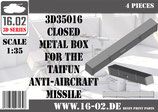 3D35016 Closed metal box for the Taifun anti-aircraft missile