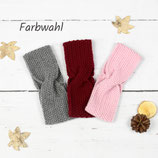 Gestricktes Stirnband mit Twist ~ Herbst | Winter