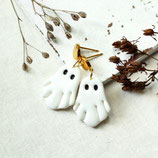 Süße Gespenst Ohrringe aus Polymer Clay