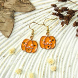 Kürbis Ohrringe | Ohrschmuck für Halloween