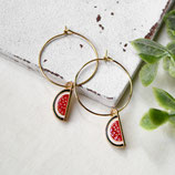 Melone • Creolen | Ohrschmuck