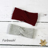 Gestricktes Stirnband mit Twist ~ Herbst | Winter