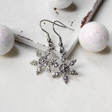 Ohrringe Schneeflocken • Ohrhänger | Ohrschmuck | Weihnachten