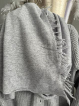 Angebot Zwillingsherz Luxus Blogger Schal 100% Cashmere Fransen