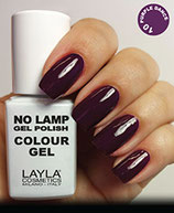 Layla No Lamp Gel Polish 10 purple dance