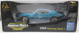 1969 Mustang Mach 1 Ford Ertl Gulfstream Aqua