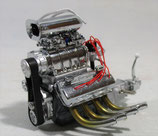 Engine Mopar 426 Hemi Super Charged Drag, Dual Quads and Hurst Shifter GMP