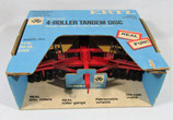 Massey Ferguson 4 Roller Tandem Disc  Vintage Ertl Blue Box 1/16