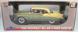 1956 Chevy 4 Door Hardtop Green / Cream