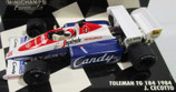 Toleman TG 184 1984 J. Cecotto  Minichamps 1/43