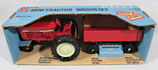 International Farm Set 656 with Wagon Blue Box Ertl 1/32