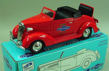 Fire Chief #4 1937 Chevrolet Cabriolet Car Bank