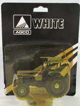 White 145 FWA with Duals Tractor Silver & Black 1/64