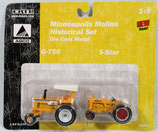 Minneapolis Moline G-750 and 5-Star Set Ertl 1/64