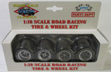 Tire GMP Road Racing Wheel Set 1/18