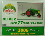 Oliver 77 w/ #82 Mower 1/16 Tractor 2006 Farm Show