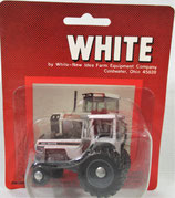 White 185 with Duals Tractor Silver & Gray 1/64