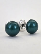 Ohrstecker „Blue Zircon“ – Brillantes Türkis-Blau & Edelstahl