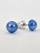 Ohrstecker „Capri Blue“ – Strahlendes Ozeanblau & Edelstahl