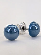 Ohrstecker „Peacock Blue“ – Mystisches Pfauenblau & Edelstahl
