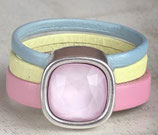 Lederring "Pastell Sorbet"