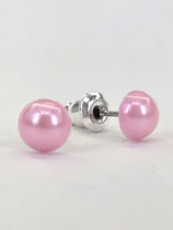 Ohrstecker „Light Rose“ – Zartes Pastell & Edelstahl