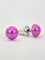 Ohrstecker „Electronic Pink“ – Elektrisierender Glanz & Edelstahl
