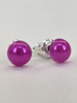 Ohrstecker „Rose Shine“ – Strahlendes Rosa & Edelstahl