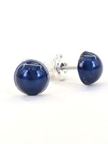 Ohrstecker „Montana Shine“ – Edles Marineblau & Edelstahl