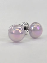 Ohrstecker „Light Rose AB“ – Irisierendes Pastellrosa & Edelstahl