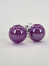 Ohrstecker „Fluo Purple CE“ – Elektrisierendes Violett & Edelstahl