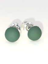 Ohrstecker „Emerald“ Matt – Edles Smaragdgrün & Edelstahl