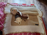 Babyset mit Decke, Kuscheltuch und Rassel