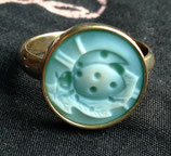 Siegel Ring mit Glückskäfer