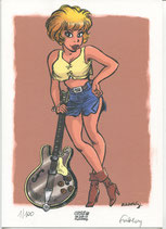 Ex-libris Natacha guitare