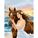 152 64 RAGAZZA CON CAVALLO