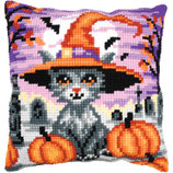 VE 0207492 CUSCINO GATTINO DI HALLOWEEN