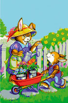 CA6 274 CONIGLI GIARDINIERI