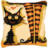 VE 0216228 CUSCINO GATTO E STREGA