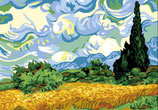 G14 898 CAMPO DI GRANO E CIPRESSO