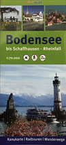 Kanukarte - Wanderwege - Radtouren - Bodensee bis Schaffhausen-Rheinfall
