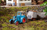 POLA 331613 Bulldog Traktor mit Schäferwagen 1:22,5 Spur G